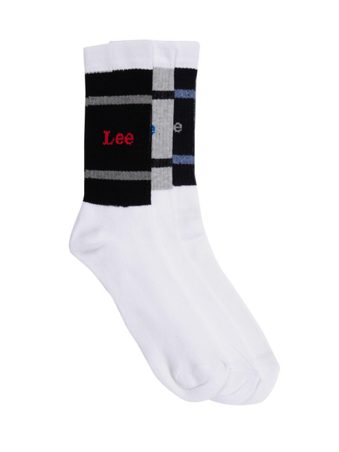 

Lee Men Tripack Socks, White