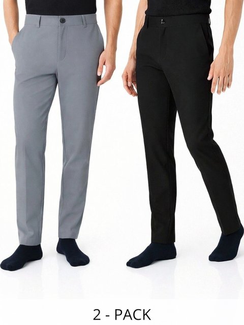 Black Formal Trousers – Easy Wash