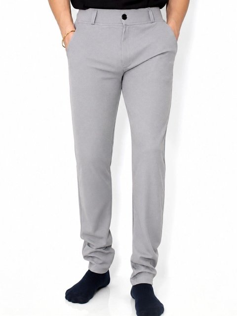 Silver Formal Trousers