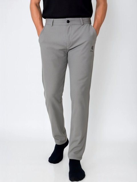 Silver Casual Trousers