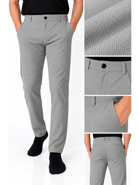 Silver Casual Trousers