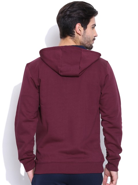 wine coloured hoodie