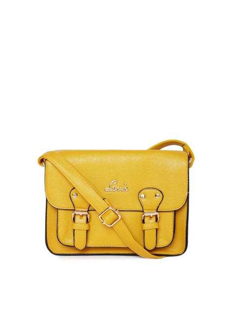 Lavie Mustard Yellow Sling Bag Handbags For Women 1187346 Myntra