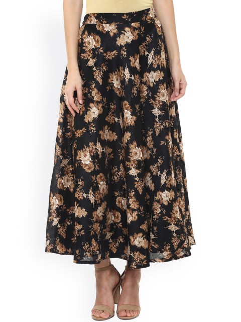 Amatuer Family Porn Brown Floral Skirt