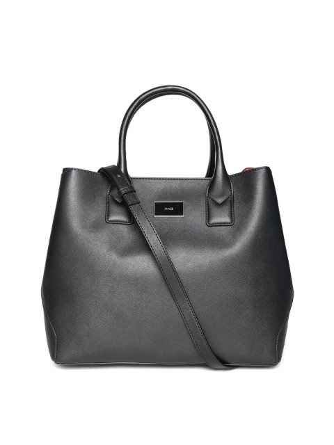 Mango Black Handbag With Sling Strap Handbags For Women Mango Black Handbag With Sling Strap Handbags For Women 1740422 Myntra