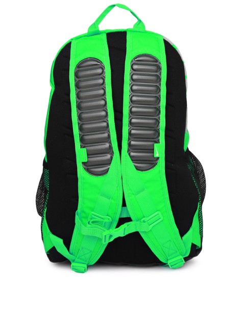 nike green and black backpack