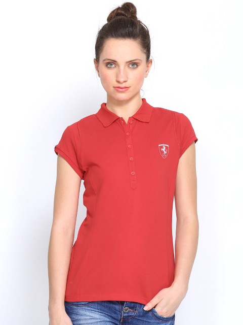 puma polo t shirts myntra