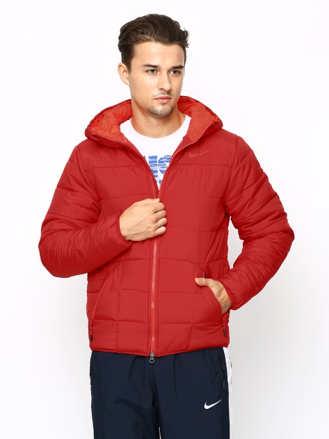 nike coat mens orange