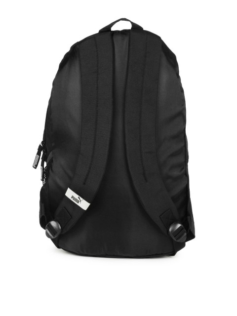 puma unisex echo plus black & white backpack puma unisex echo plus black & white backpack