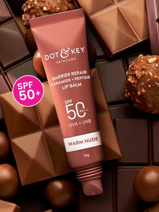 DOT & KEY Barrier Repair Ceramide + Peptide Lip Balm In-Vivo Tested SPF 50+ PA+++