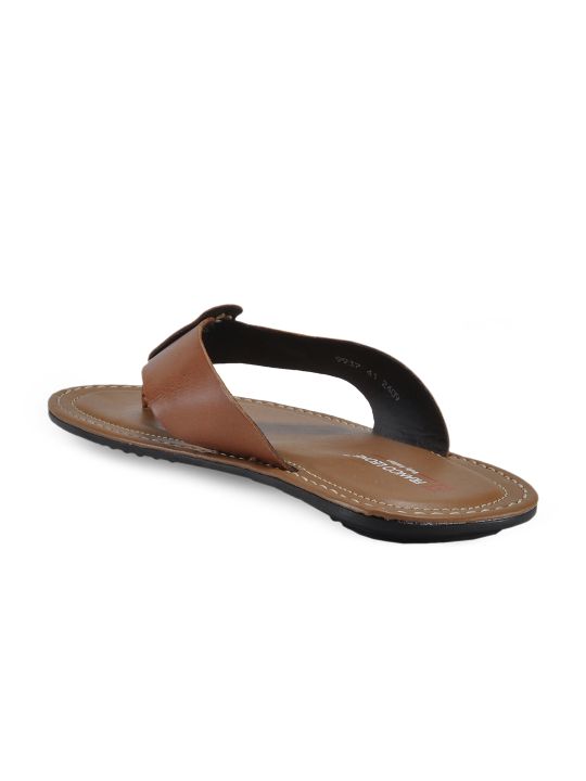 Franco Leone Men Brown Leather Sandals 