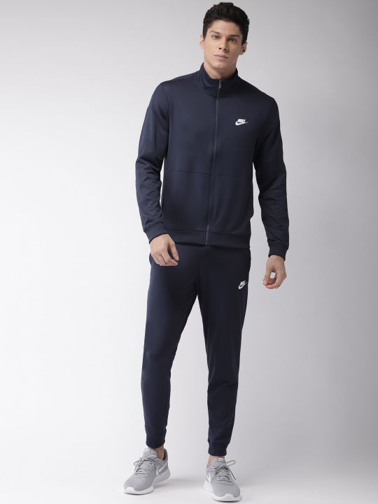 nike standard fit tracksuit navy
