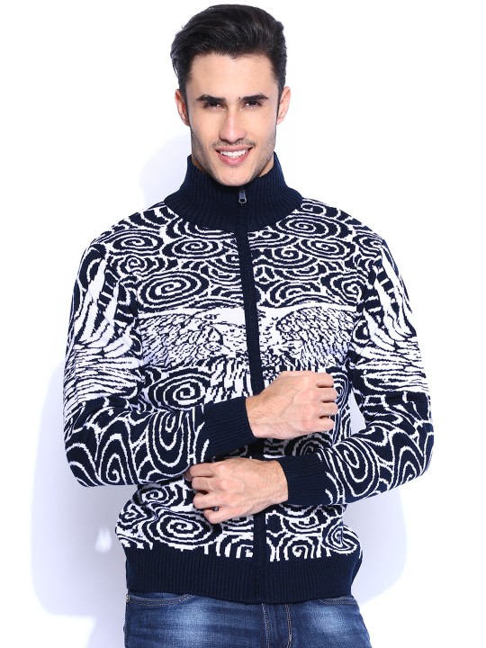 Sports52 Wear Navy & White Sweater M