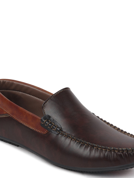 men brown loafers