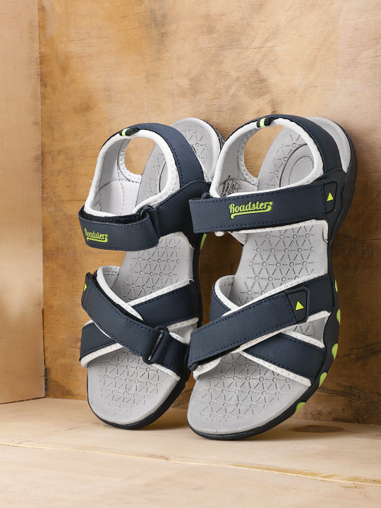 Roadster The Lifestyle Co Men Navy Blue Sports Sandals