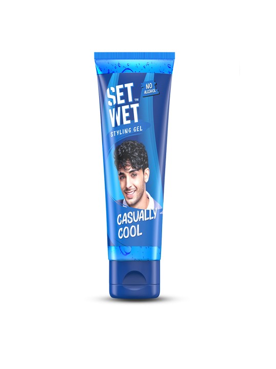 Set Wet Men Cool Hold Styling Hair Gel 50 ml