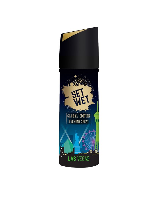Set Wet Men Global Edition Las Vegas Perfume Spray 120 ml