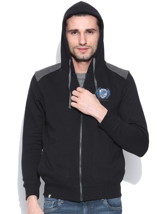 Black Hooded Sweatshirt S
