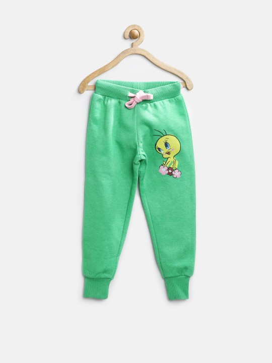 by Kids Ville Girls Green Track Pants 4-5Y