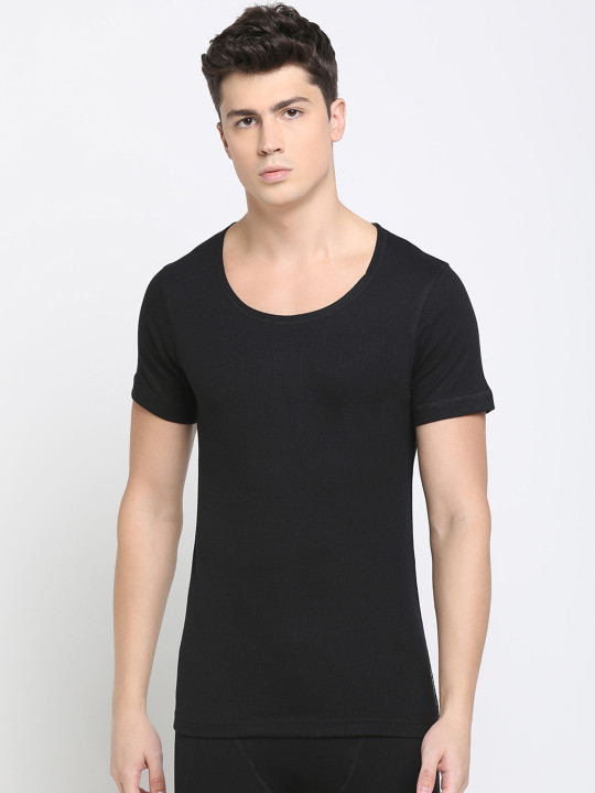 Levis Levi's Men's Round Neck Half Sleeve Thermal Regular Fit Top