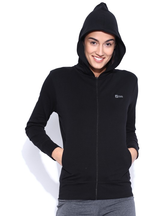Black Hooded Jacket XS