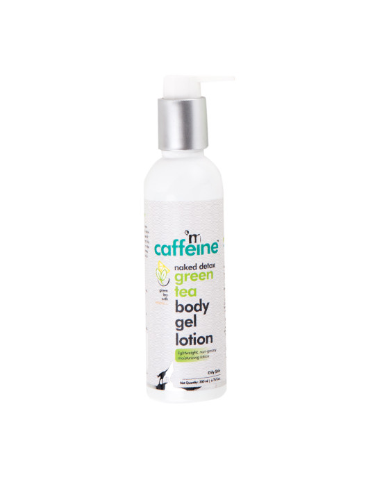 MCaffeine Unisex Naked Detox Hydrating Green Tea Body Gel Lotion 200 ml