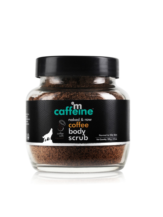 MCaffeine Sustainable Unisex Naked & Raw Tan Removal Coffee Body Scrub 100 g
