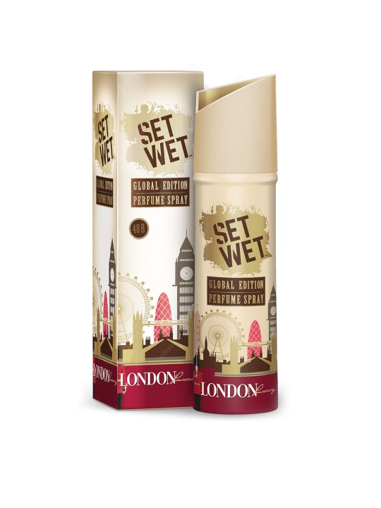 Set Wet Men Global Edition London Luxury Perfume Spray 120 ml