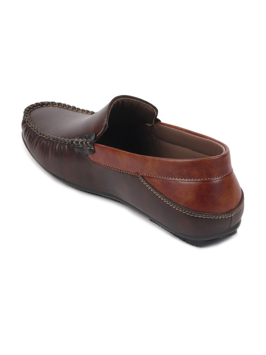 men brown loafers
