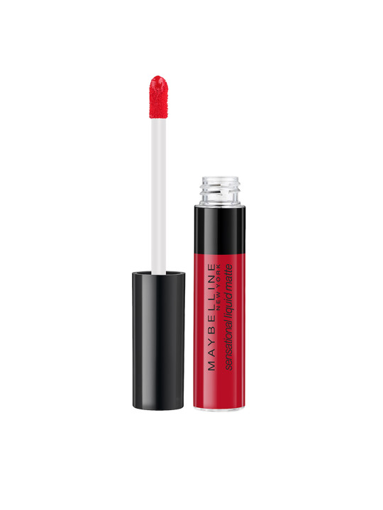Maybelline New York Sensational Liquid Matte Lipstick Flush It Red 03 7 ml