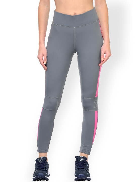 Grey Ankle-Length Tights XS