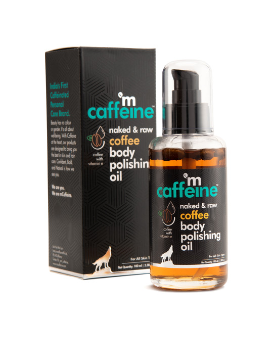 MCaffeine Unisex Naked & Raw Coffee Body Polishing Oil 100 ml