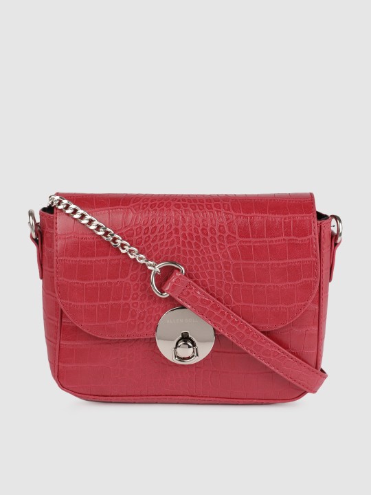 allen solly red bag