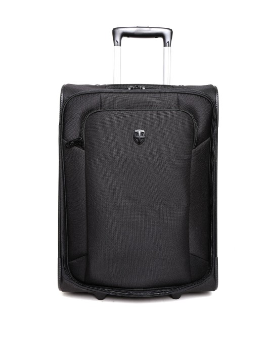 Unisex Black Trolley Bag