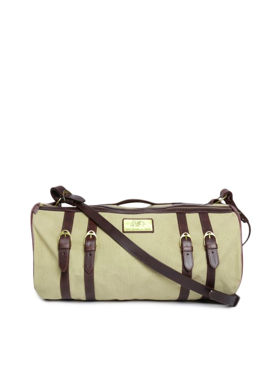 The Rider's Side Unisex Olive Green Equine Weekender Duffel Bag