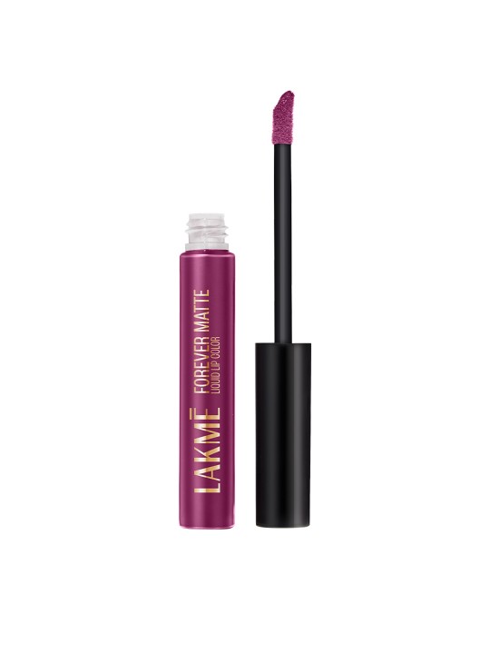 Lakme Forever Matte Liquid Lip Colour, Wine Touch