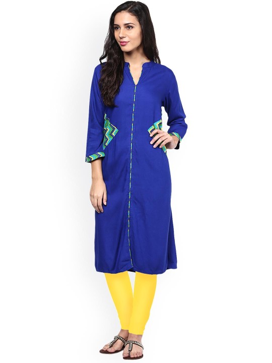 Blue Kurta S
