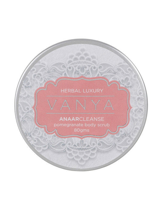 HERBAL LUXURY VANYA Anaar Cleanse\u002F Pomegranate Body Scrub 80 g