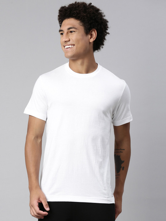 Men Soft Pure Cotton Round Neck Half Sleeve Tshirt