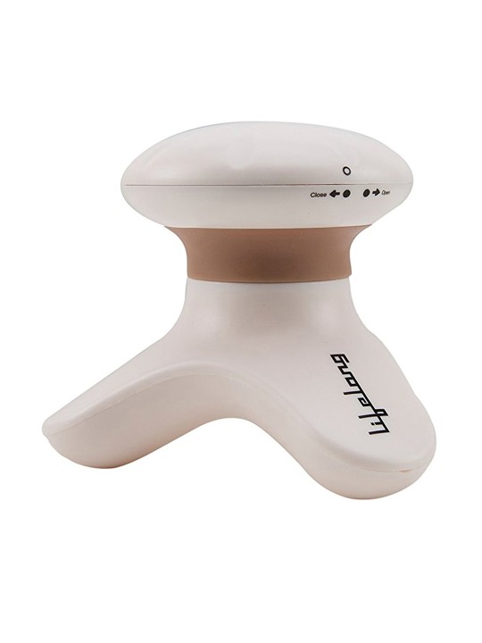 Lifelong White & Brown Mini Head and Body Massager LLM09