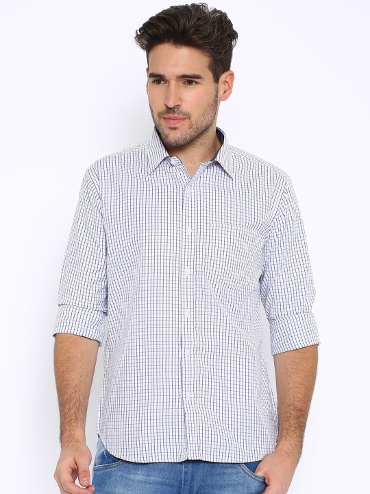 Premium Blue Striped Slim Casual Shirt 39
