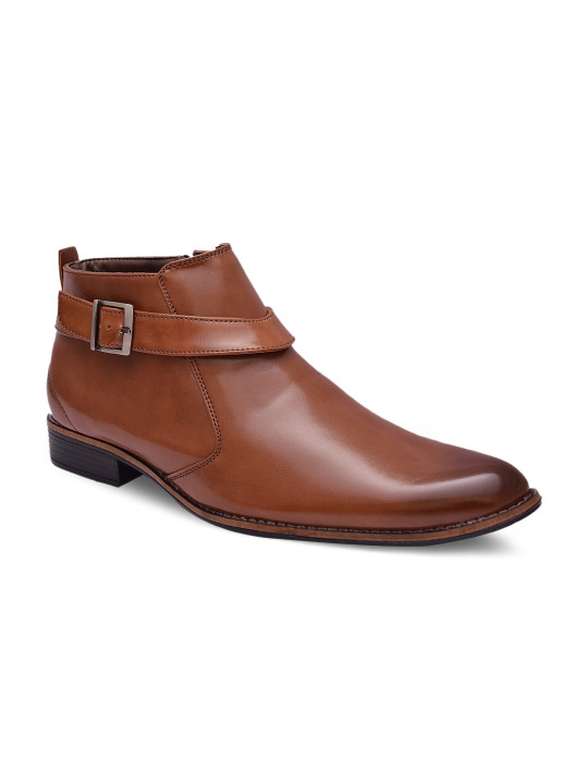 Sir Corbett Men Tan Brown Semiformal Shoes