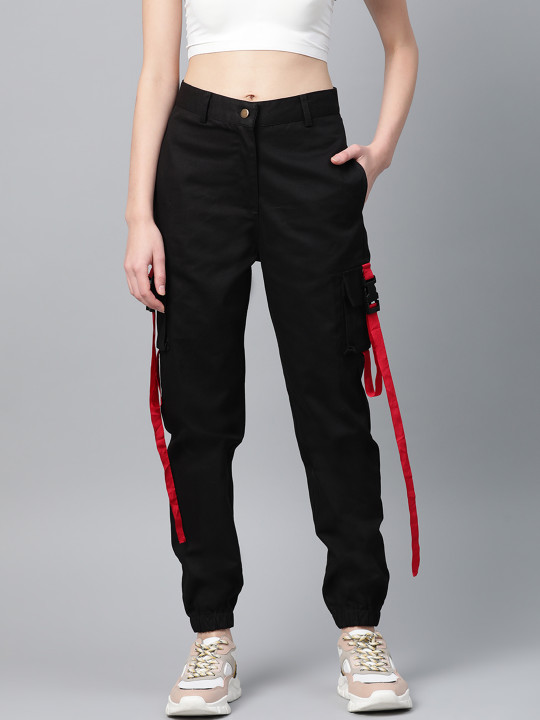 STREET 9 Women Black Cargos