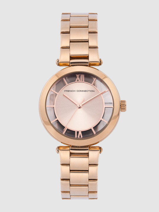 French Connection Women Rose Gold Analogue Watch FCL0001A