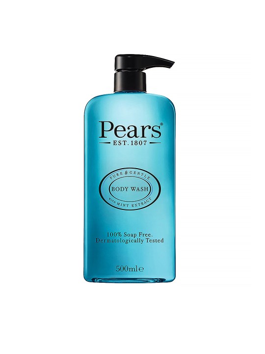 Pears Unisex Pure & Gentle Body Wash with Mint Extract 500 ml