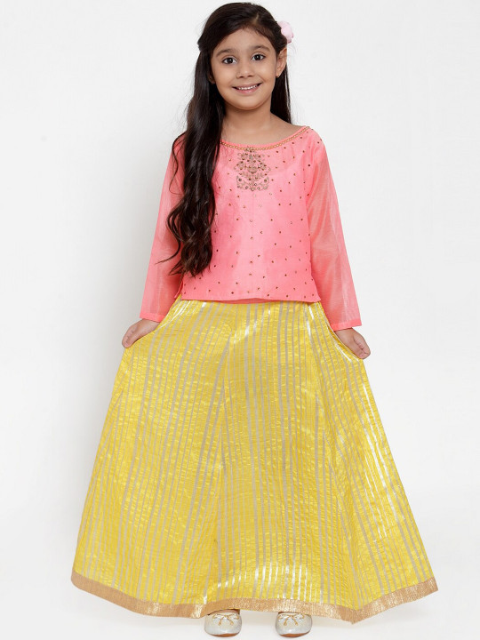 Pink Ready to Wear Lehenga with Blouse