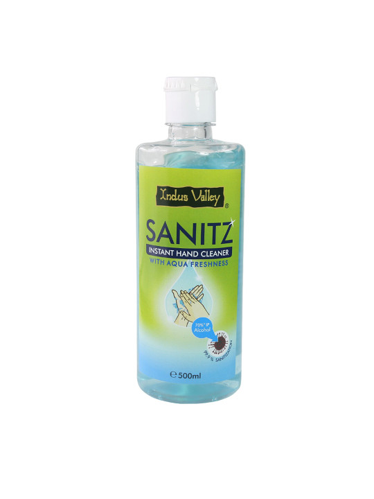 Indus valley Instant Hand Cleaner Sanitizer with Aqua Freshness 500ml