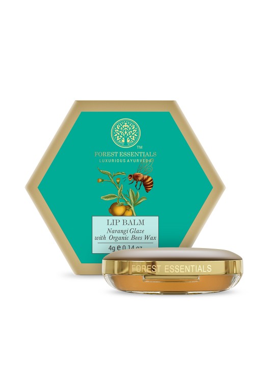 Forest Essentials Luscious Lip Balm Narangi Glaze, T