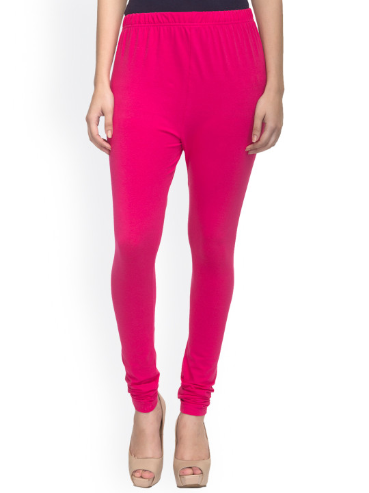 Pink Churidar Leggings