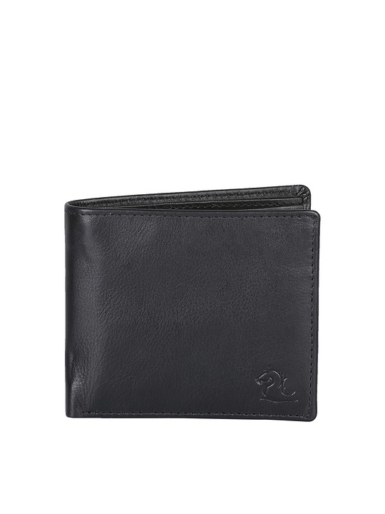 Men Black Leather Wallet